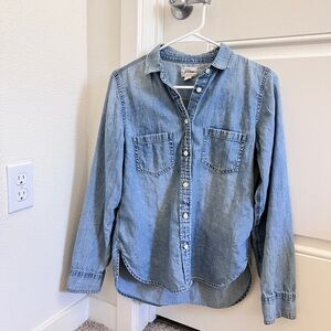 J.crew denim shirt size 4